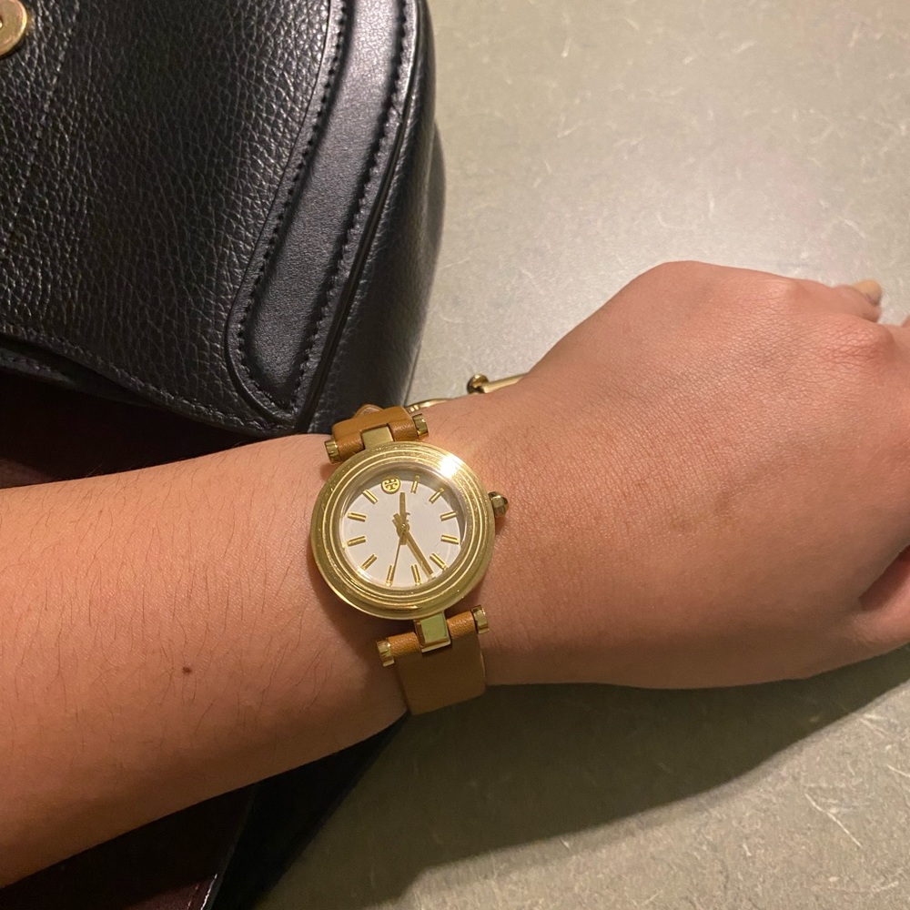 Tory Burch leather watch